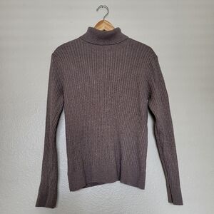 Jeanne Pierre Turtleneck Cable Knit Sweater
